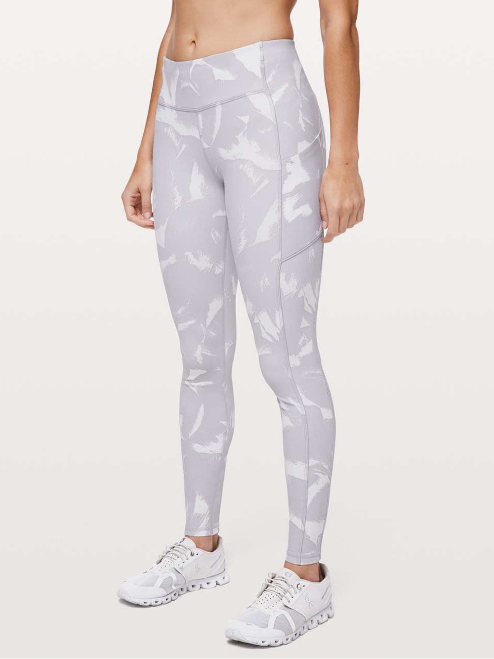 Lululemon High-Rise Grey Print Performance Leggings 6